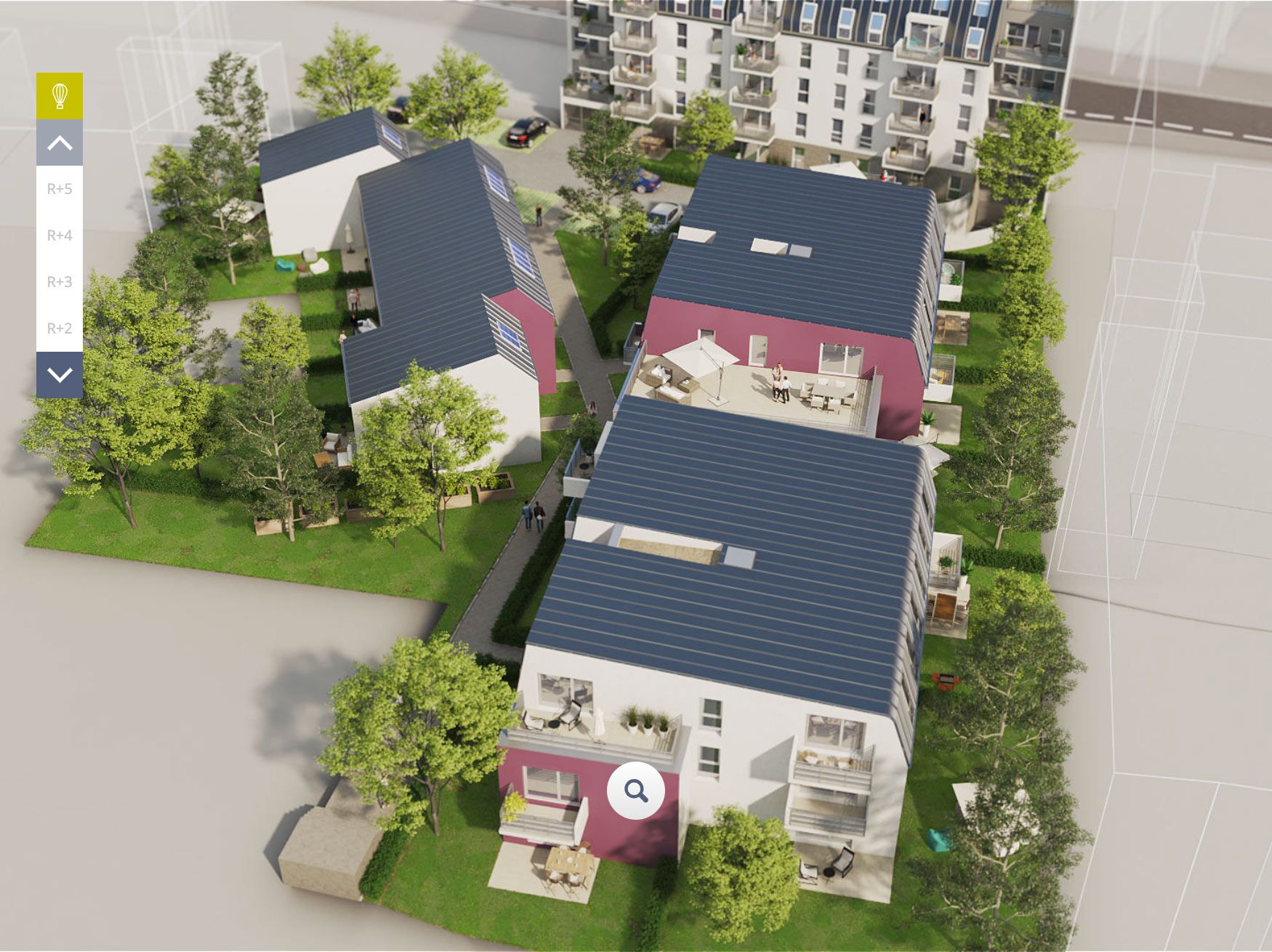 Demathieu Bard Immobilier - L'Écrin des Jardiniers - Appartements neufs et maisons individuelles neuves à Nancy - Maquette 360°