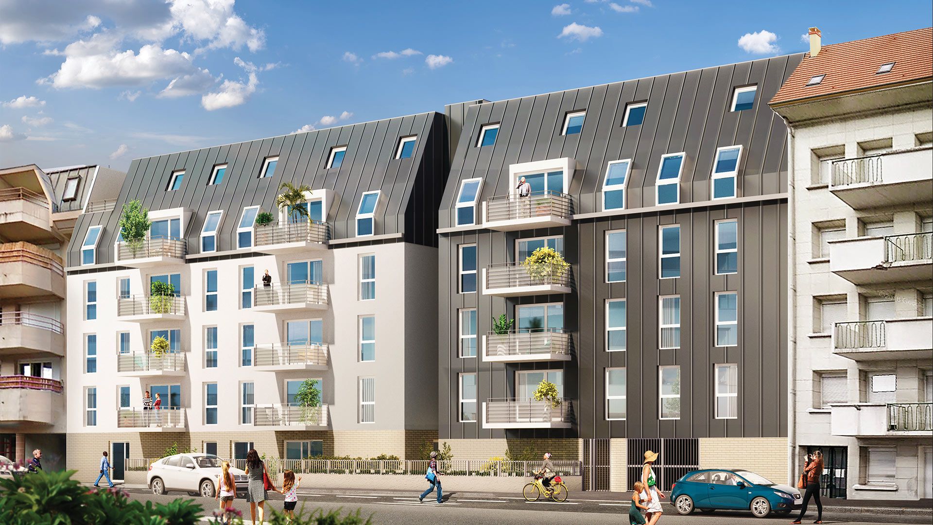 Demathieu Bard Immobilier - L'Écrin des Jardiniers - Appartements neufs à Nancy - Vue extérieure
